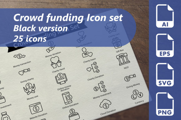 Crowd Funding Line Icon Set: A Comprehensive Guide for Designers and Creators