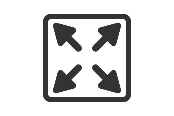 Enhance Your Design with Full, Maximize Icon