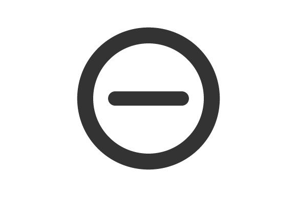 Enhance Your Designs with the Versatile Delete, Minus Icon