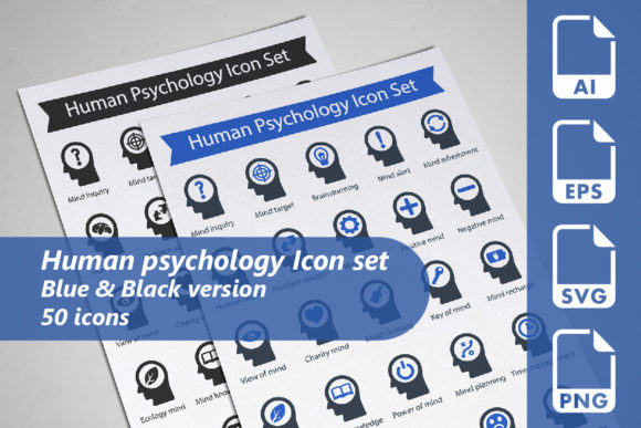 Exploring the Human Psychology Icon Set: A Versatile Tool for Creative and Professional Projects