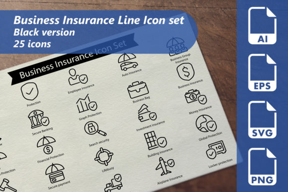 Exploring the Versatility of Business Insurance Line Icons in Modern Design