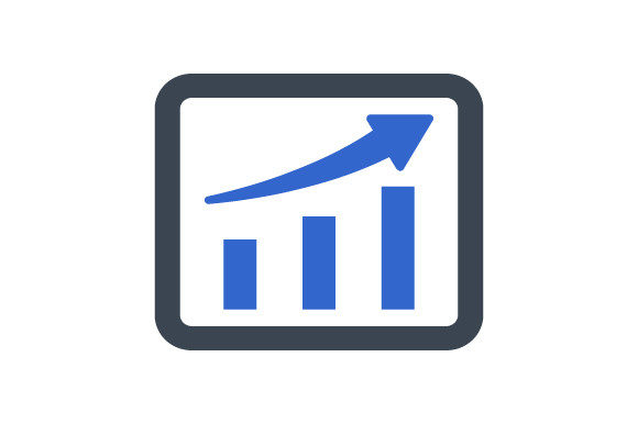 Unlocking Potential with the Growth Report Icon: A Versatile Tool for Modern Design